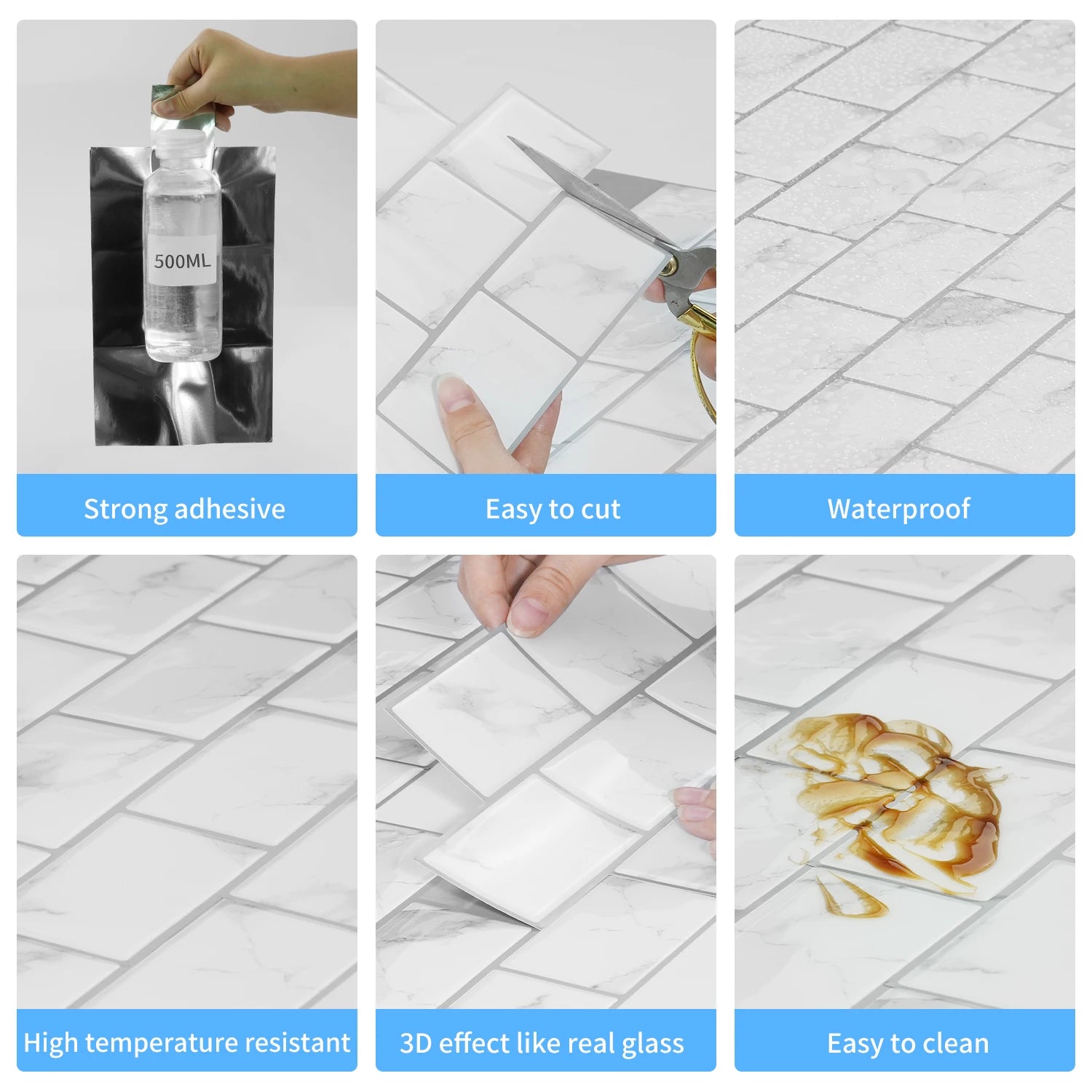 Ocean – Self-Adhesive Peel and stick tiles