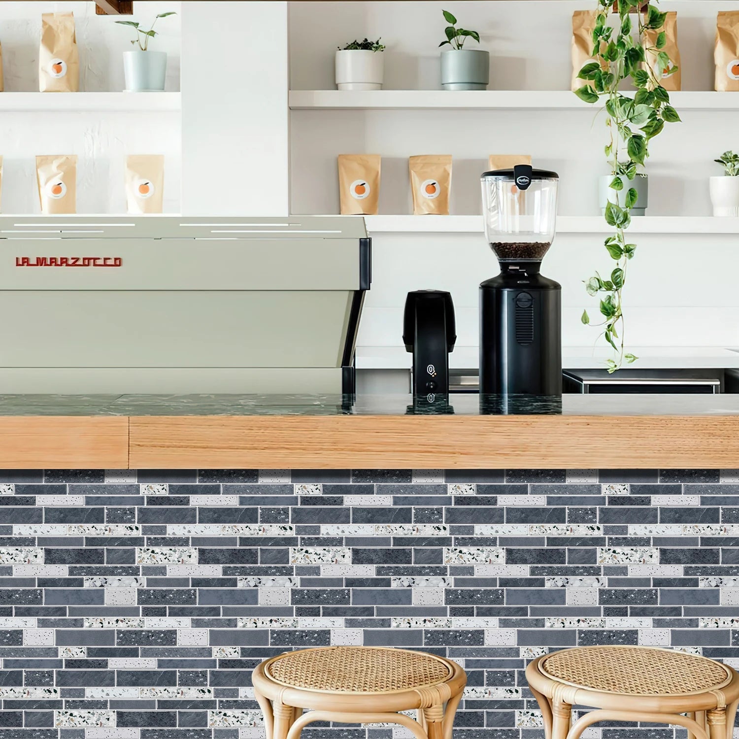 Blue diamond - Backsplash Peel and Stick Tiles