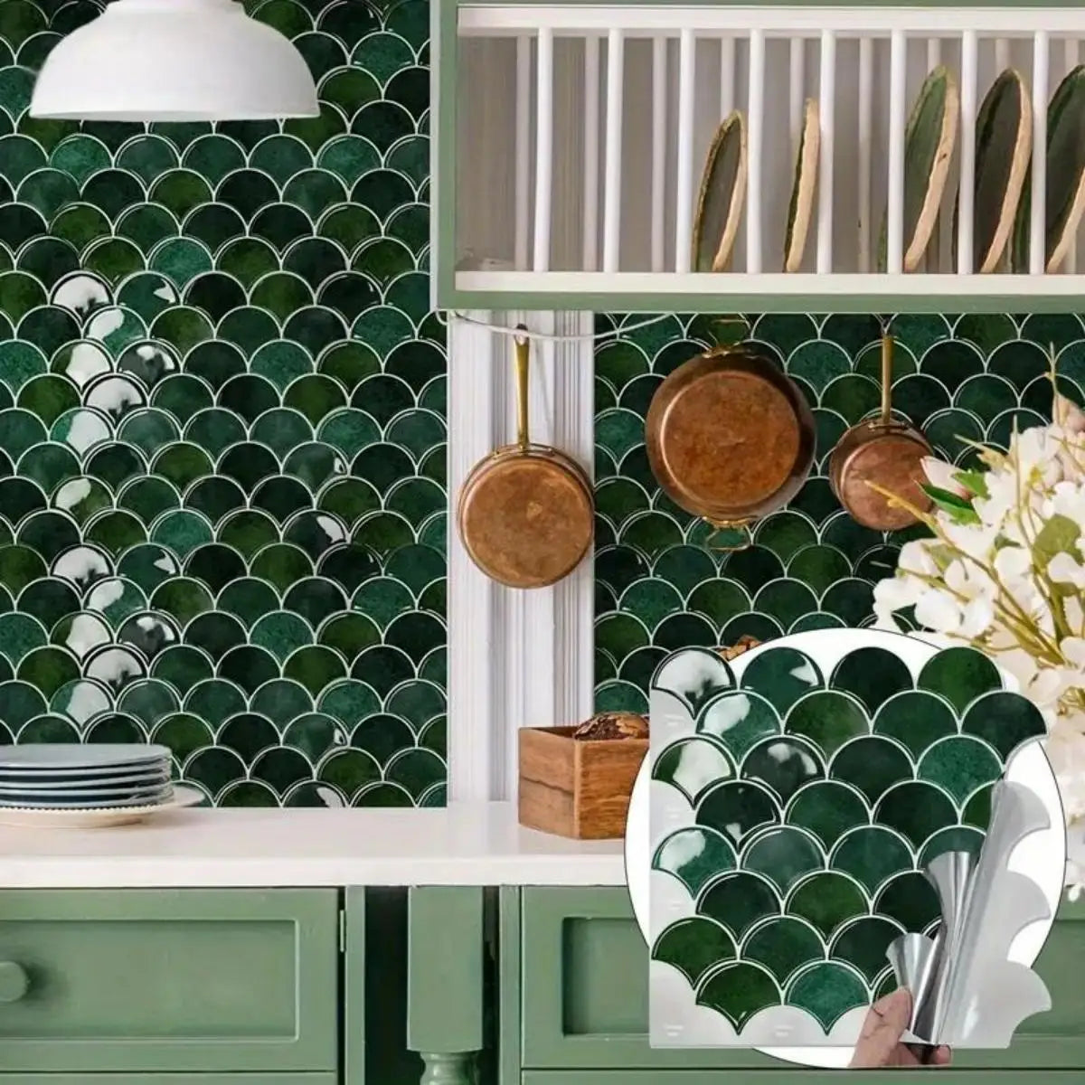 Sage Amalfi – Green Peel & Stick