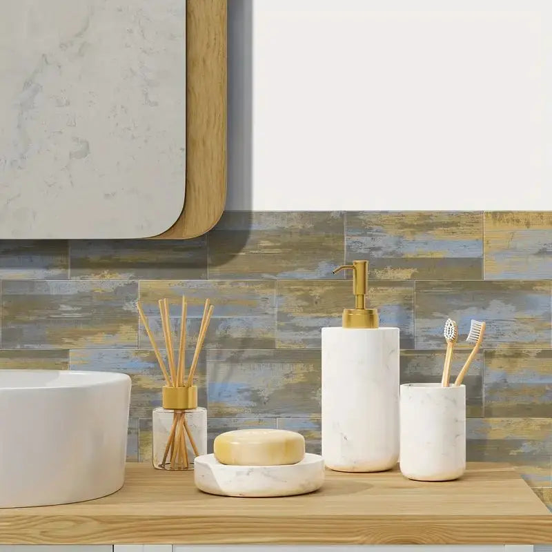 Livia Céleste – Peel & Stick Marble-Pattern Wall Stickers
