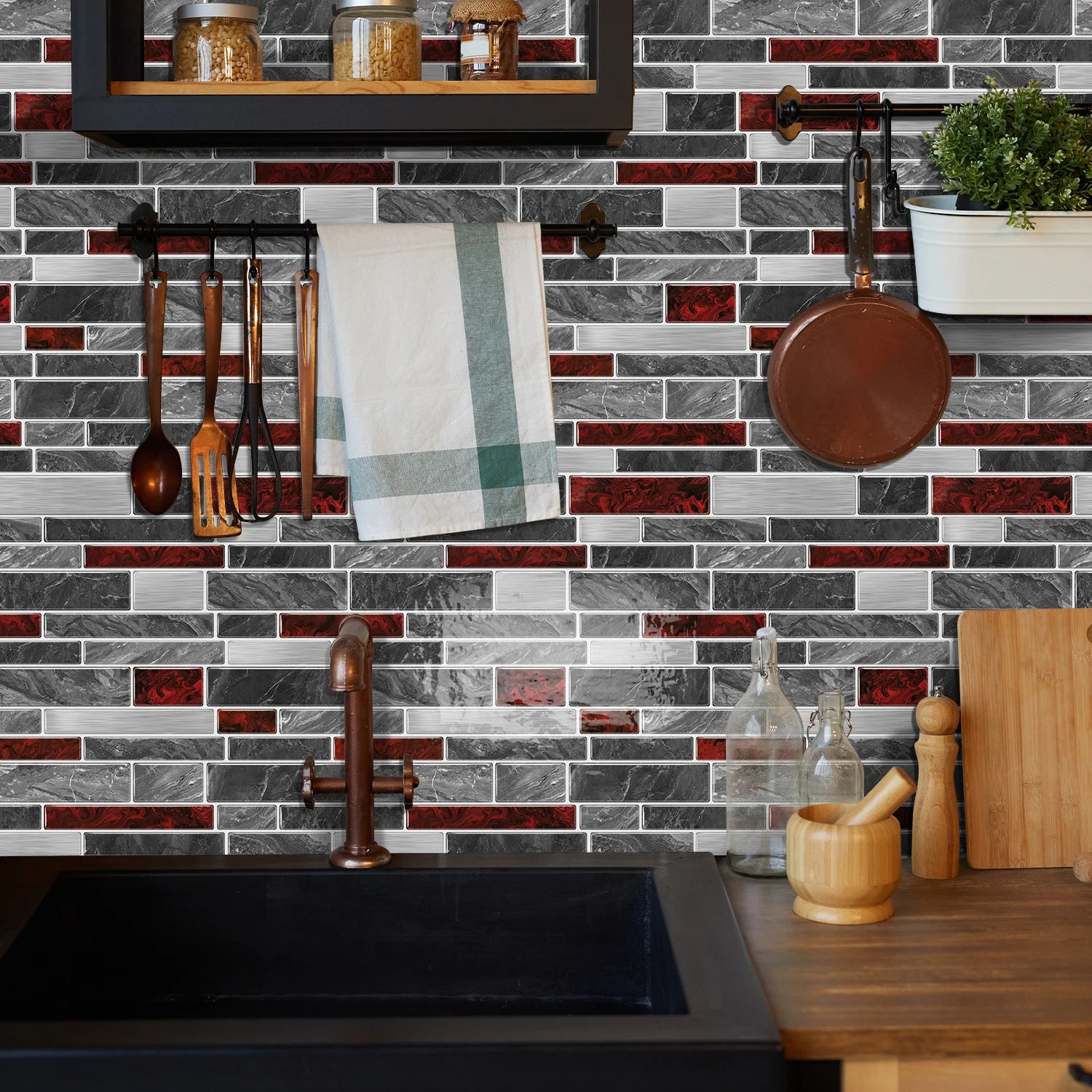 Émeraude - Peel and Stick Tiles