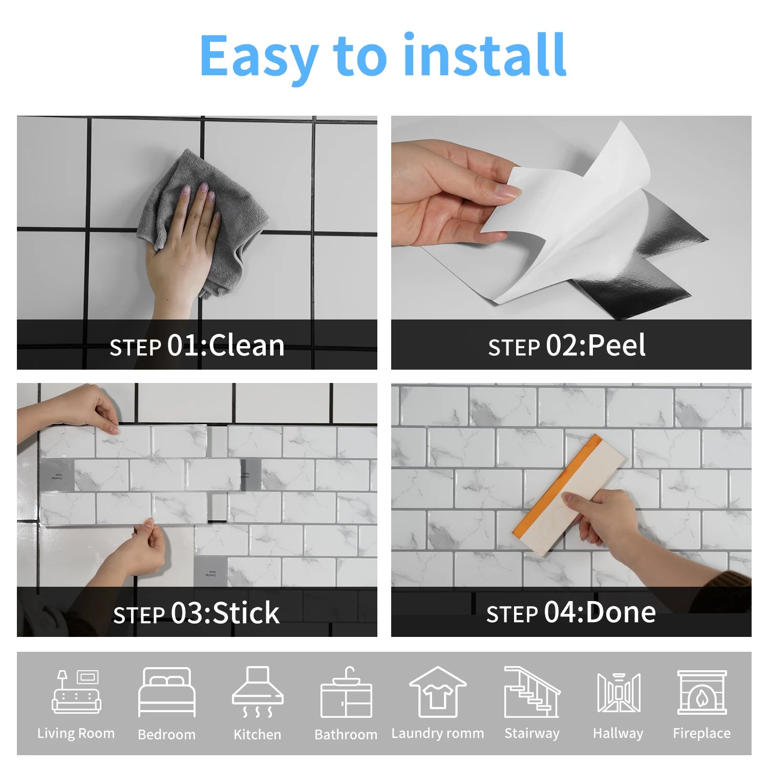 Horizon – Self-Adhesive Ceramic Tile Stickers