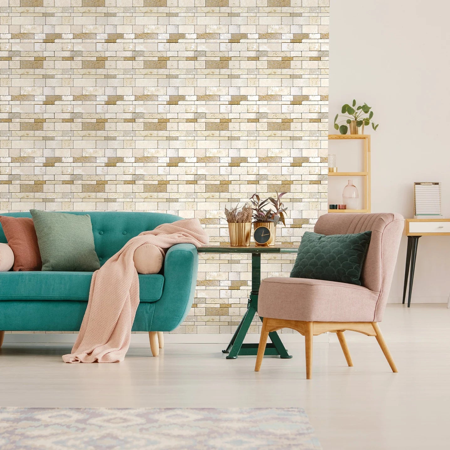 Siena Stone – 3D Stone look Peel & Stick Tile (30x30cm)