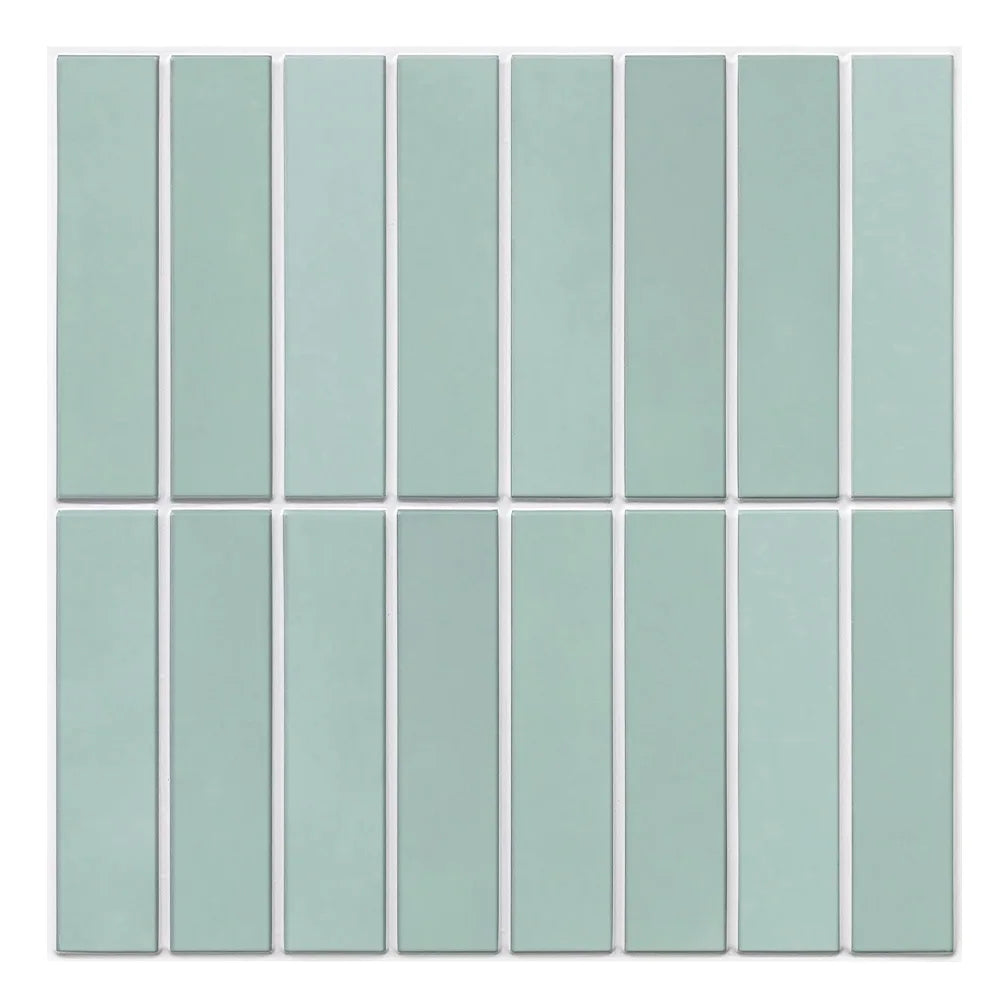 Olive Mistral – 3D Matte Green Peel & Stick (30x30cm