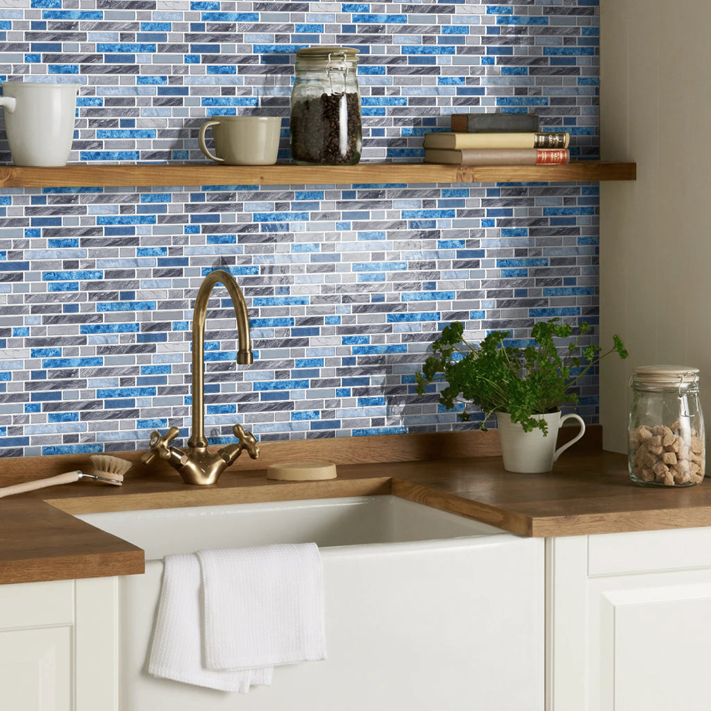 Blue Mosaic - Backsplash Peel and Stick Tile