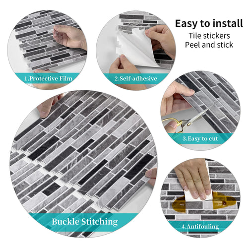 Aura Mosaic -  Peel and Stick Tile