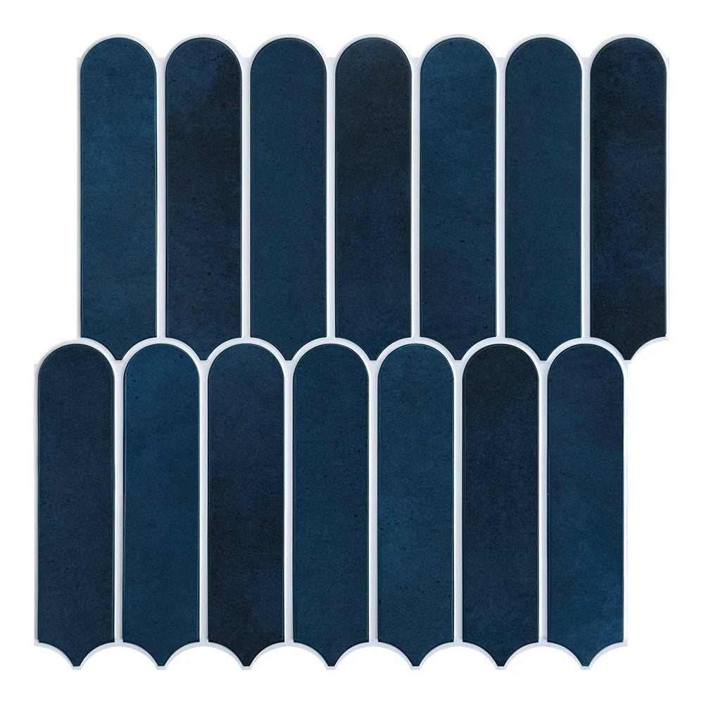 Caspian Blue – 3D Matte Blue Wall Tiles (30x30cm