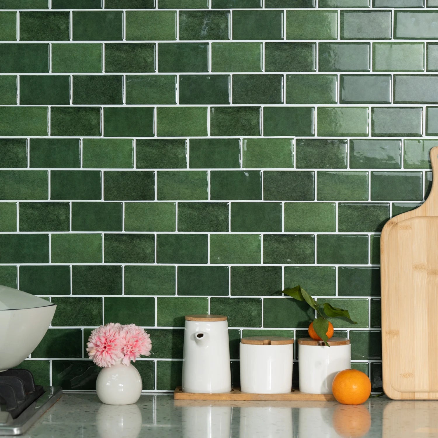 Verdas Terra – Self-Adhesive Peel and stick tiles