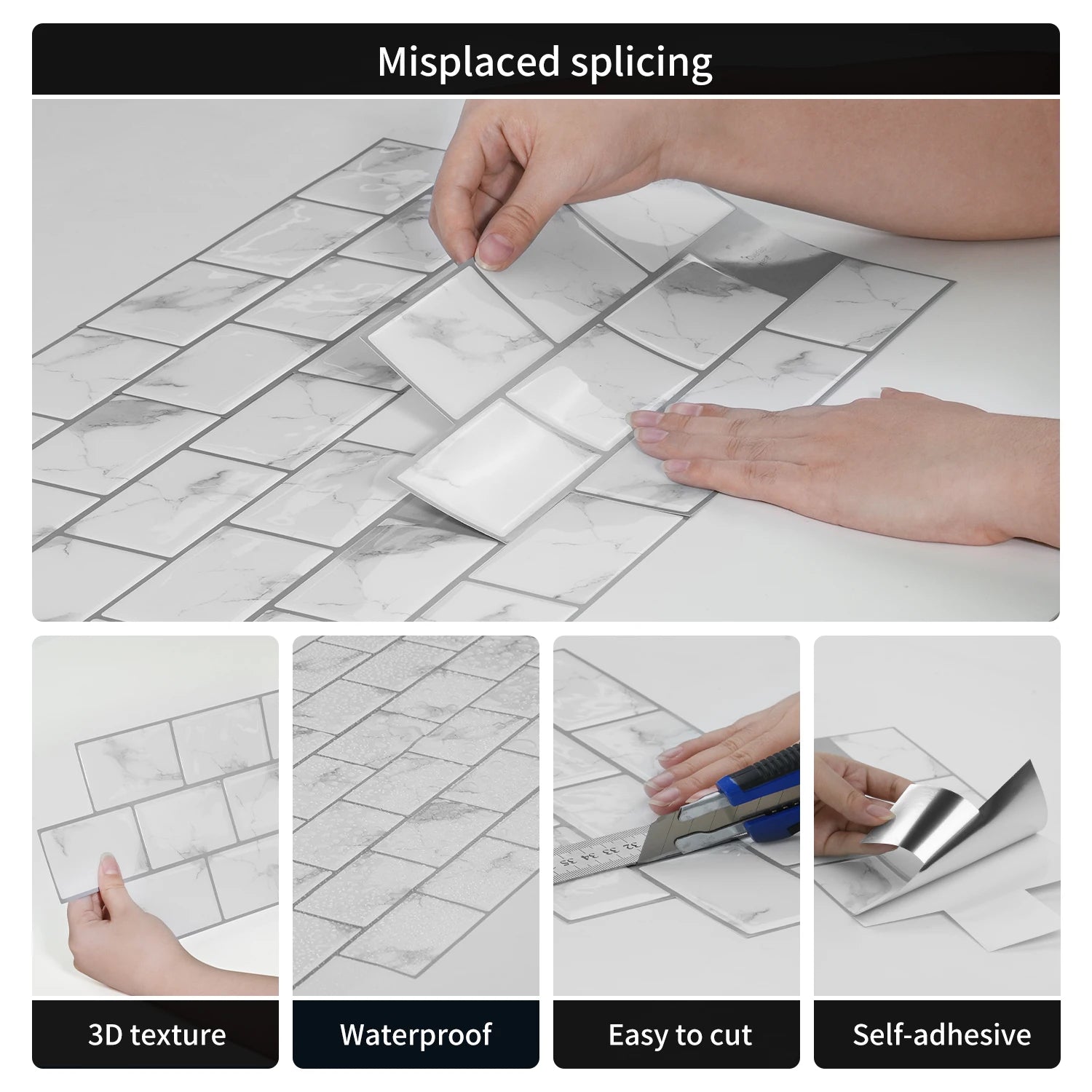 Cedar – Self-Adhesive Ceramic Tile Stickers