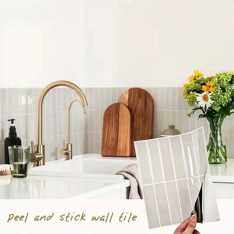 Santorini Sand – Beige Peel & Stick Tiles